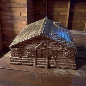 Silver Tone Metal Jewelry Box Made In Japan Welded Wood Lined Vintage